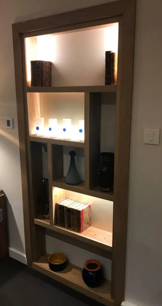 The bookcase in our Cotswold's showroom